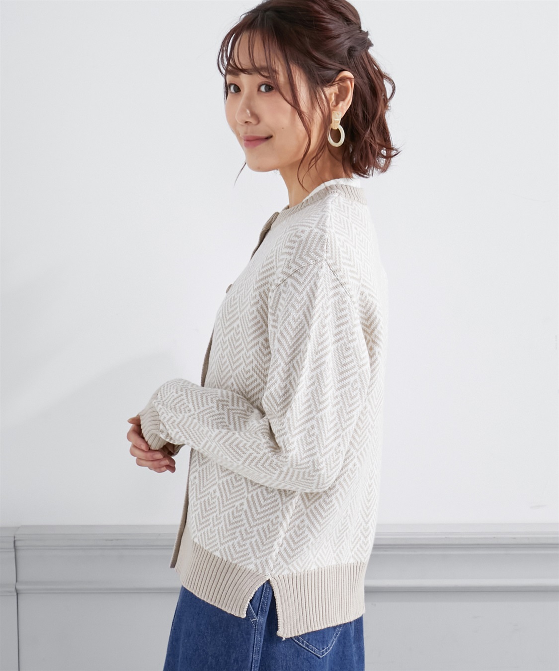 Petit Honfleur トッパーカーディガン_sub_1