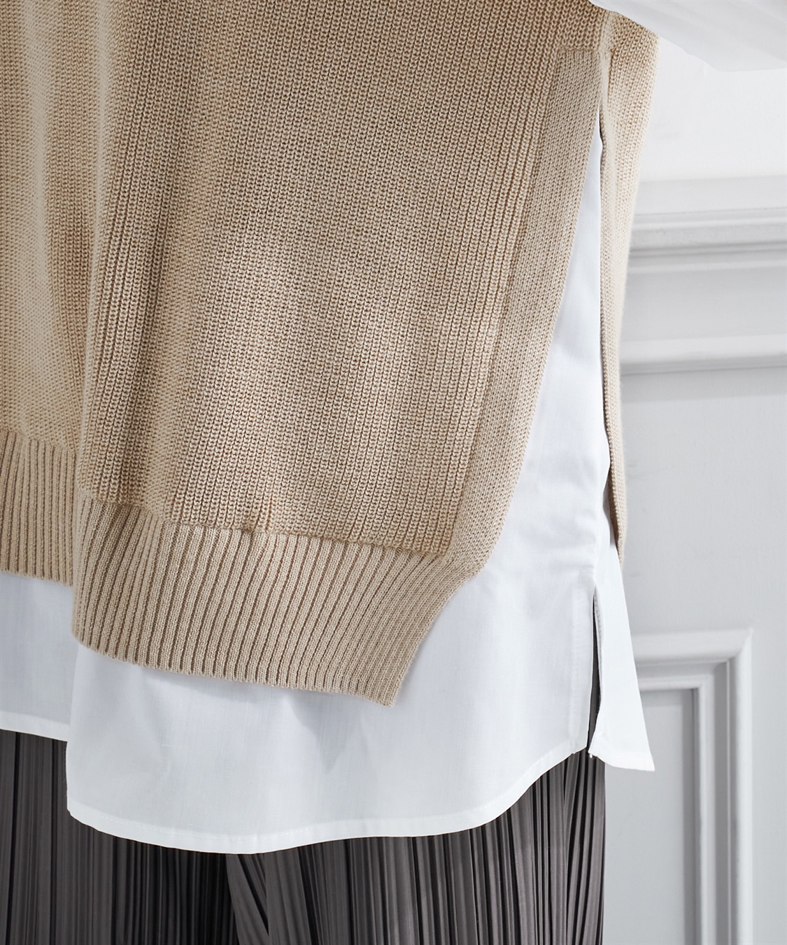 Petit Honfleur レイヤード風ニットプルオーバー_sub_5