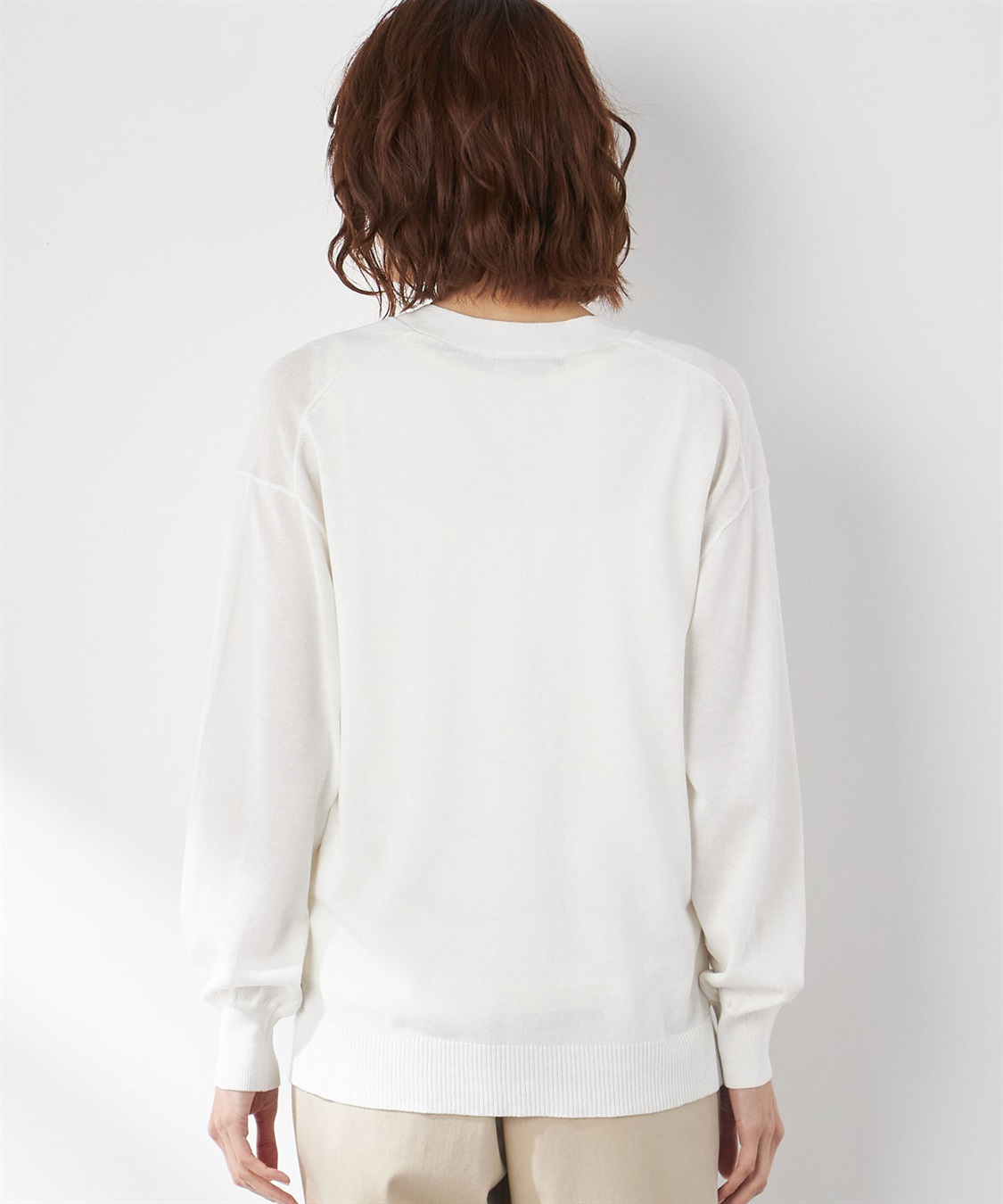 Petit Honfleur 【UVカット・接触冷感・ウォッシャブル】ゆるシルエットショートカーディガン_sub_3