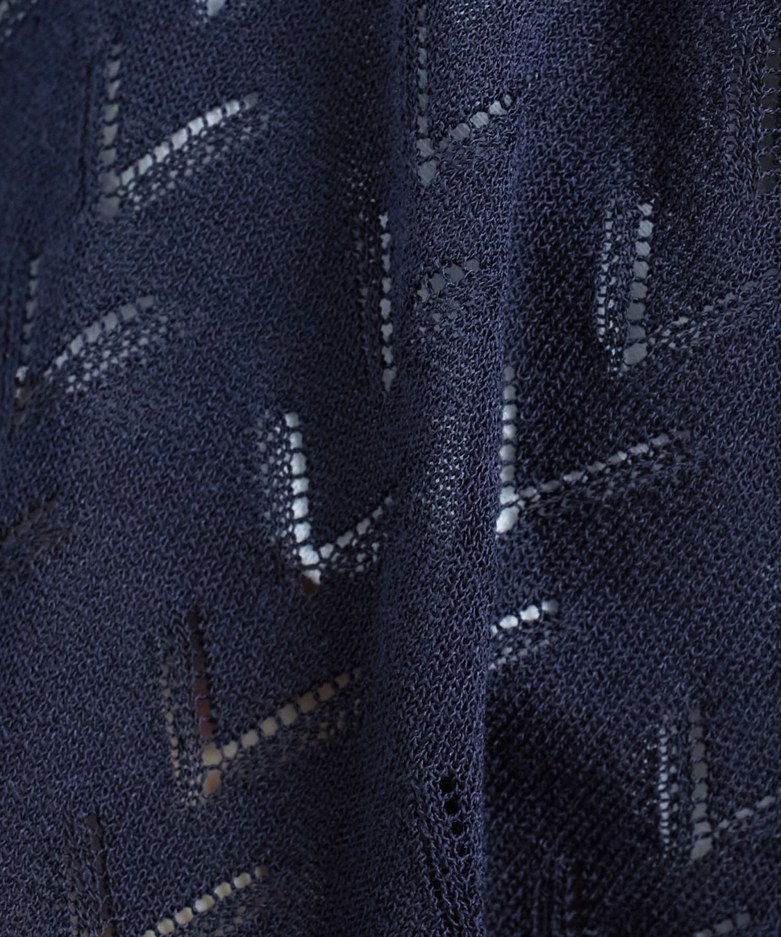 Petit Honfleur 【接触冷感・ウォッシャブル】透かし柄カーディガン_sub_8