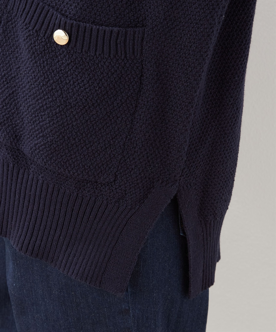 Petit Honfleur ツイードVネックベスト_sub_6