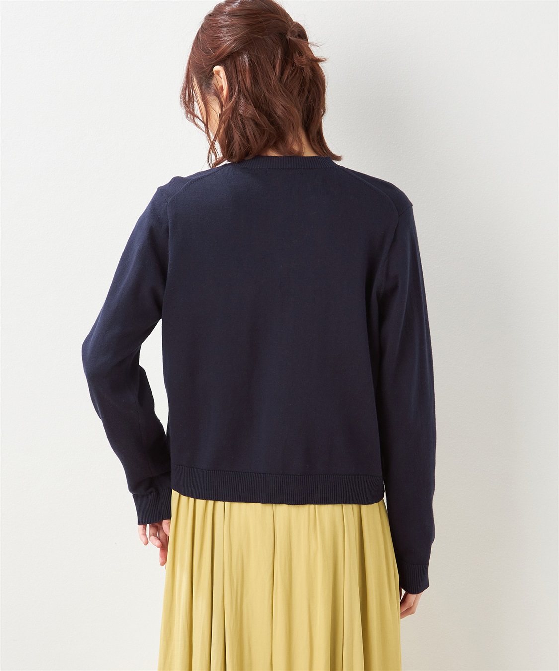 Petit Honfleur ボタンアクセントニットカーディガン_sub_2