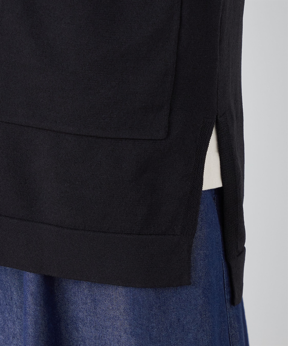 Petit Honfleur Vネックニットベスト_sub_6