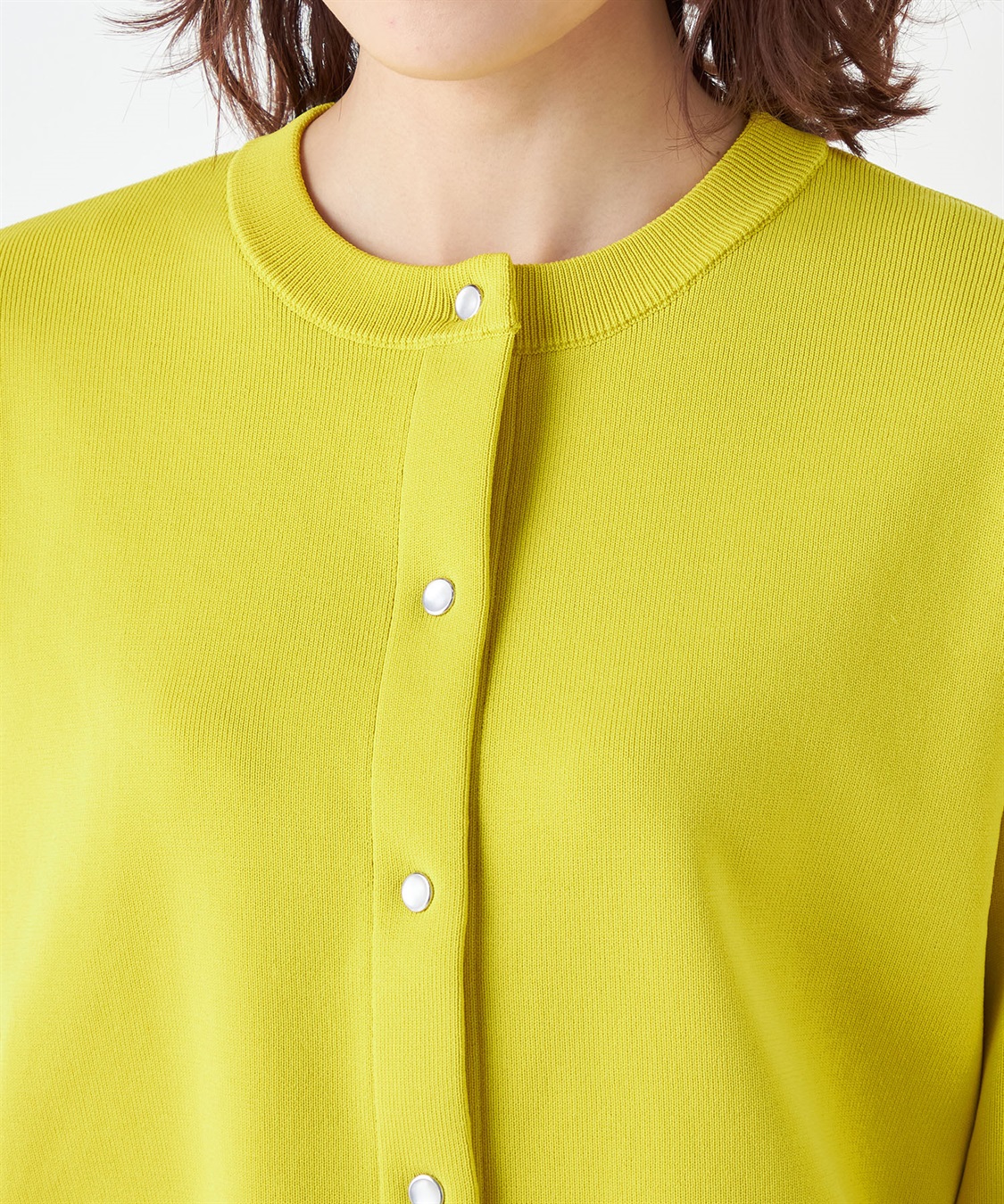 Petit Honfleur スナップボタンニットカーディガン_sub_4