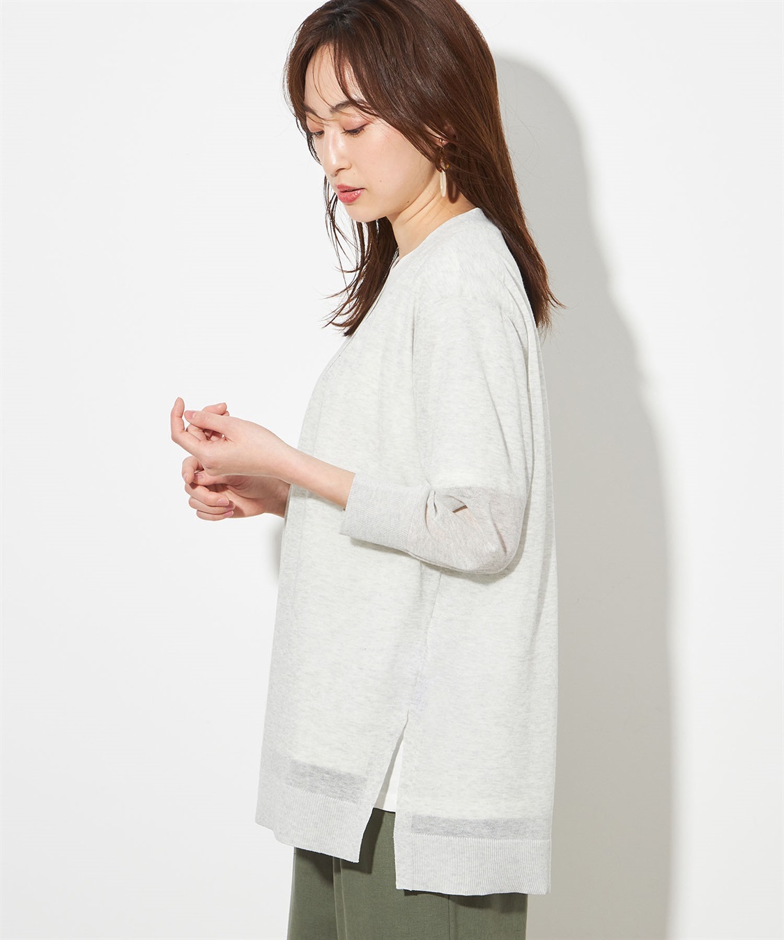 Petit Honfleur 【接触冷感】トッパーカーディガン_sub_2