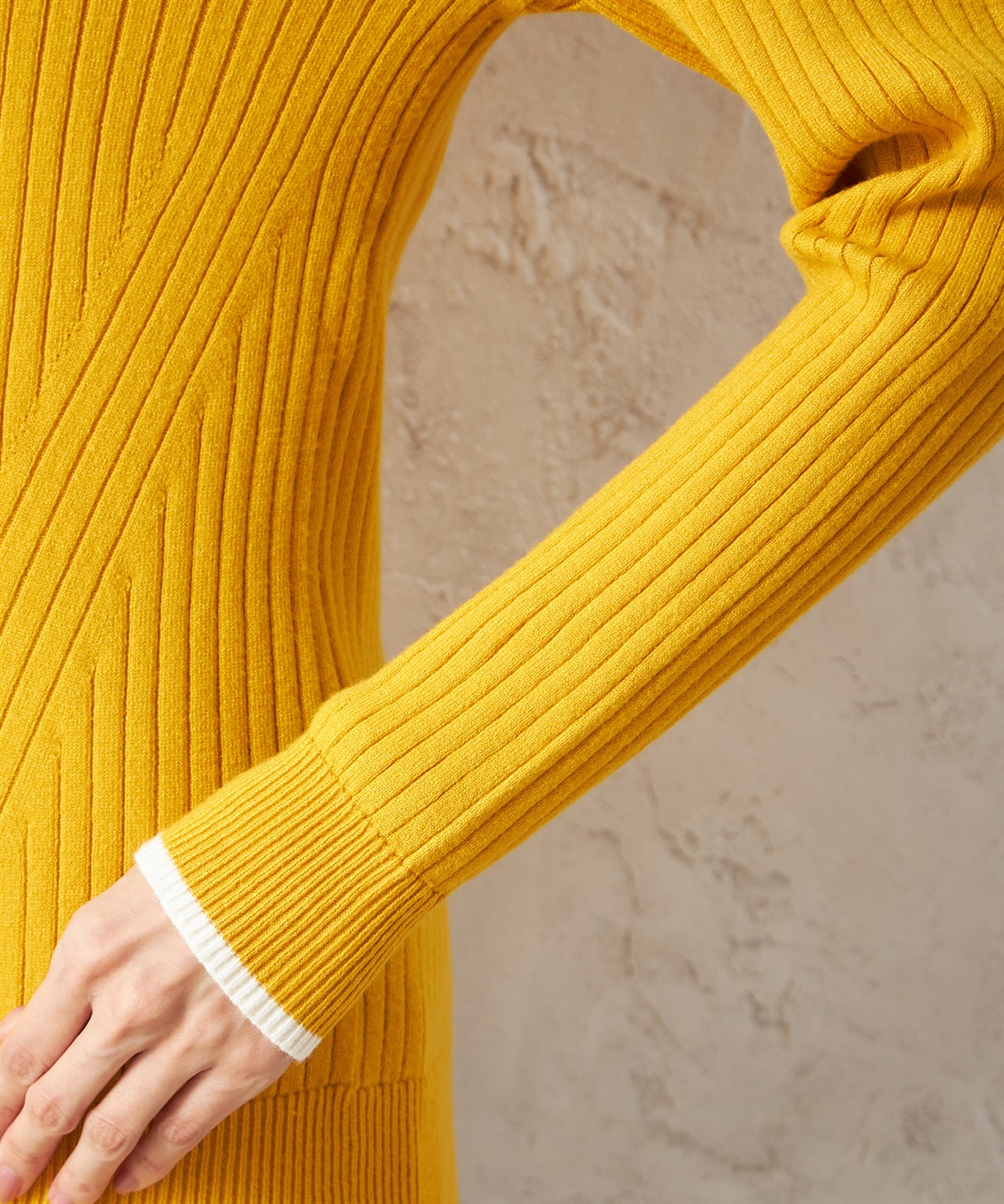 Petit Honfleur ワイドリブモックネックプルオーバー_sub_5