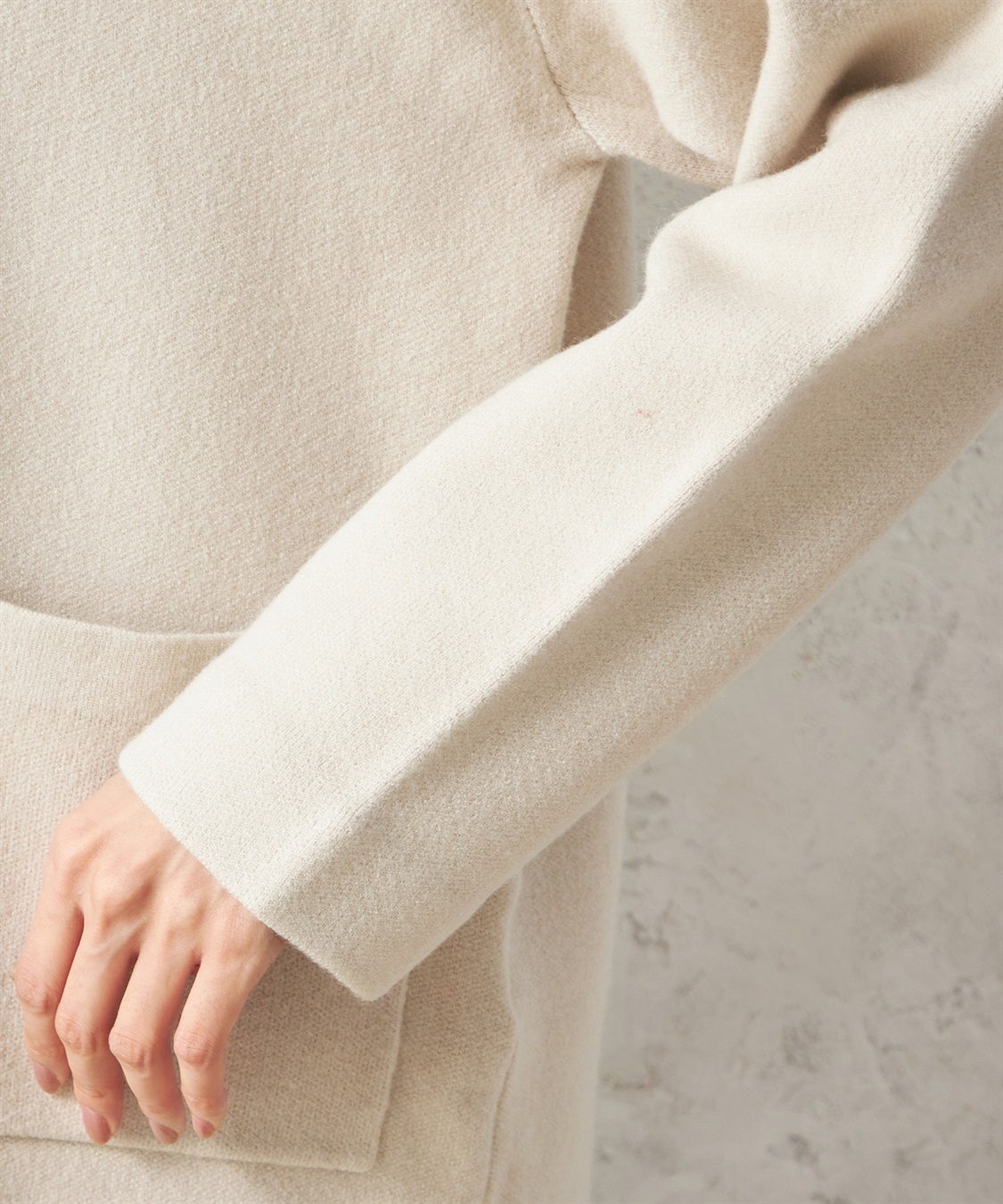 Petit Honfleur フードトッパーコーディガン_sub_6