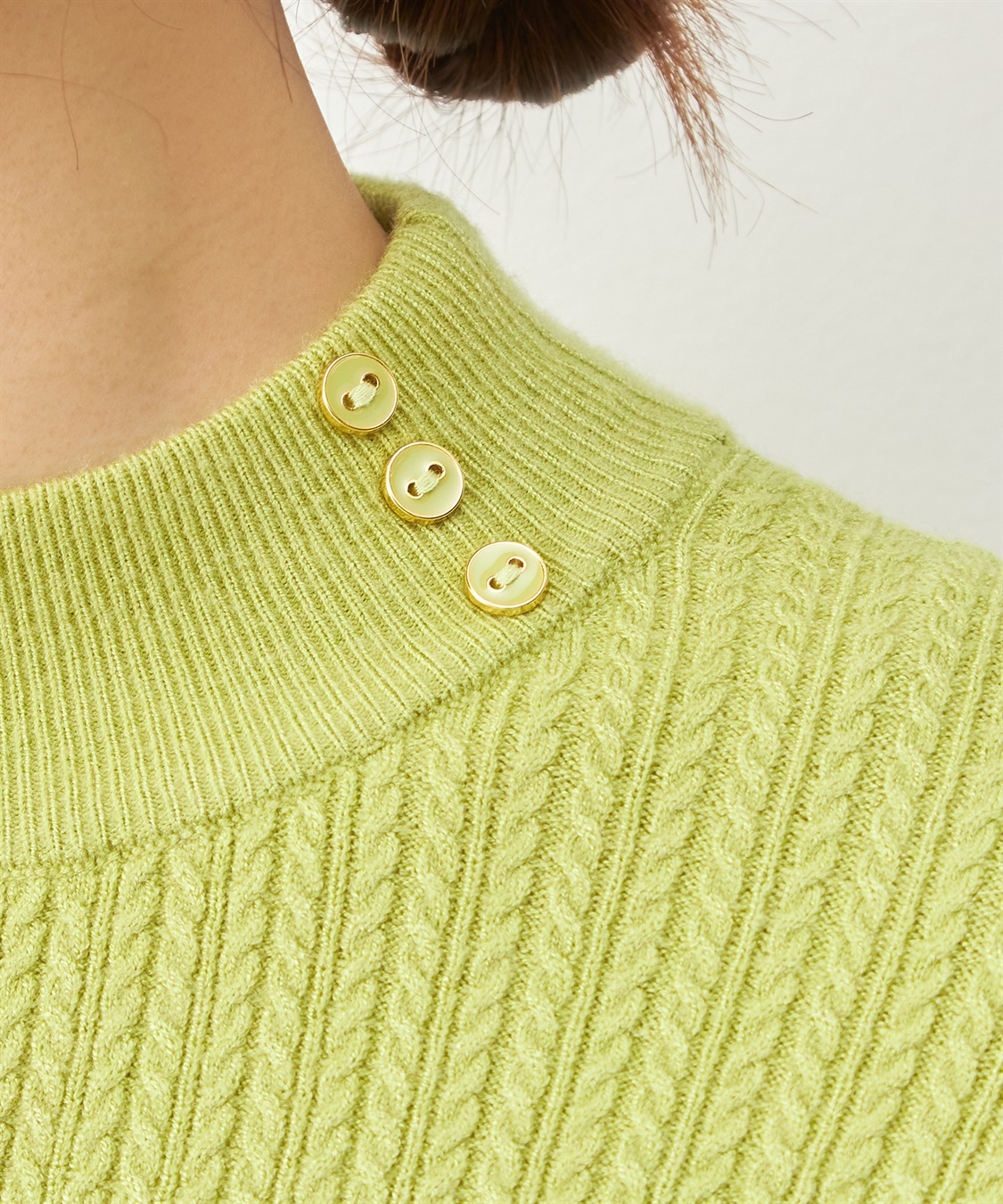 Petit Honfleur ヘリンボーンニットプルオーバー_sub_4