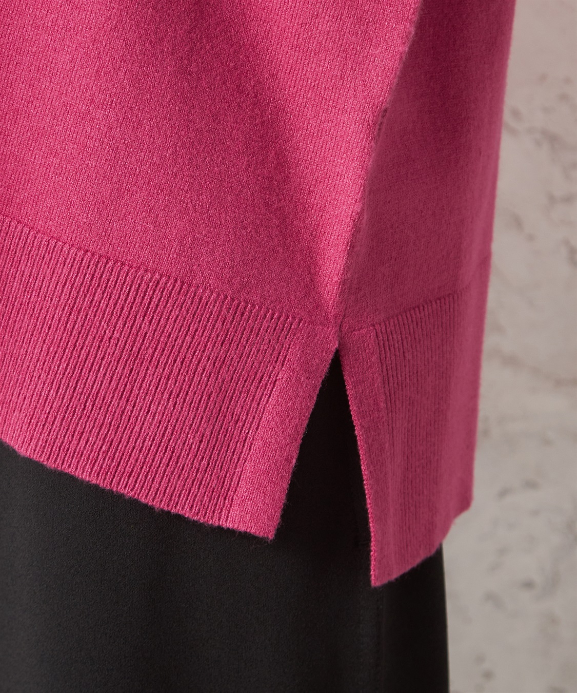 Petit Honfleur タックボーダーパフ袖プルオーバー_sub_5