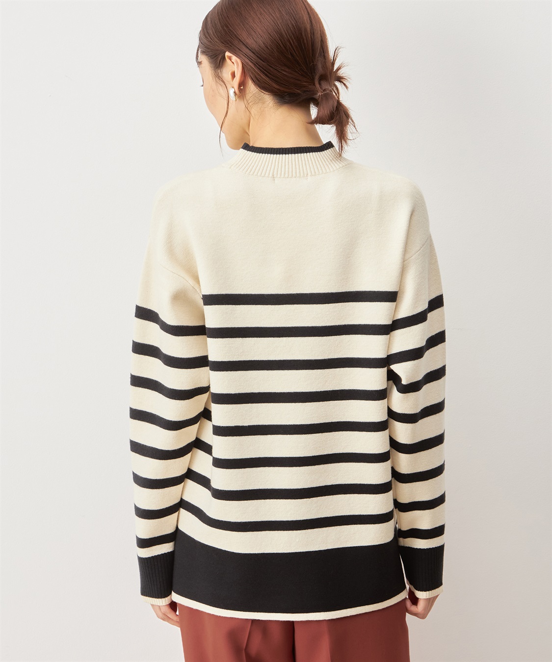 Petit Honfleur ボーダーニットプルオーバー_sub_2