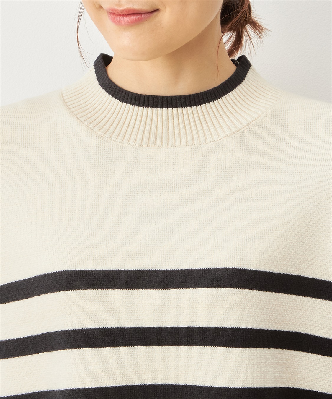 Petit Honfleur ボーダーニットプルオーバー_sub_3