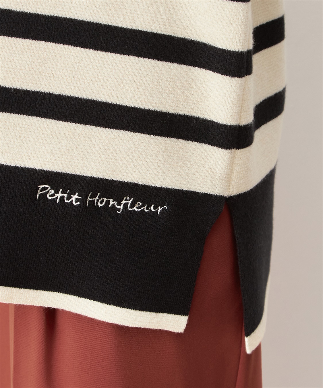 Petit Honfleur ボーダーニットプルオーバー_sub_5