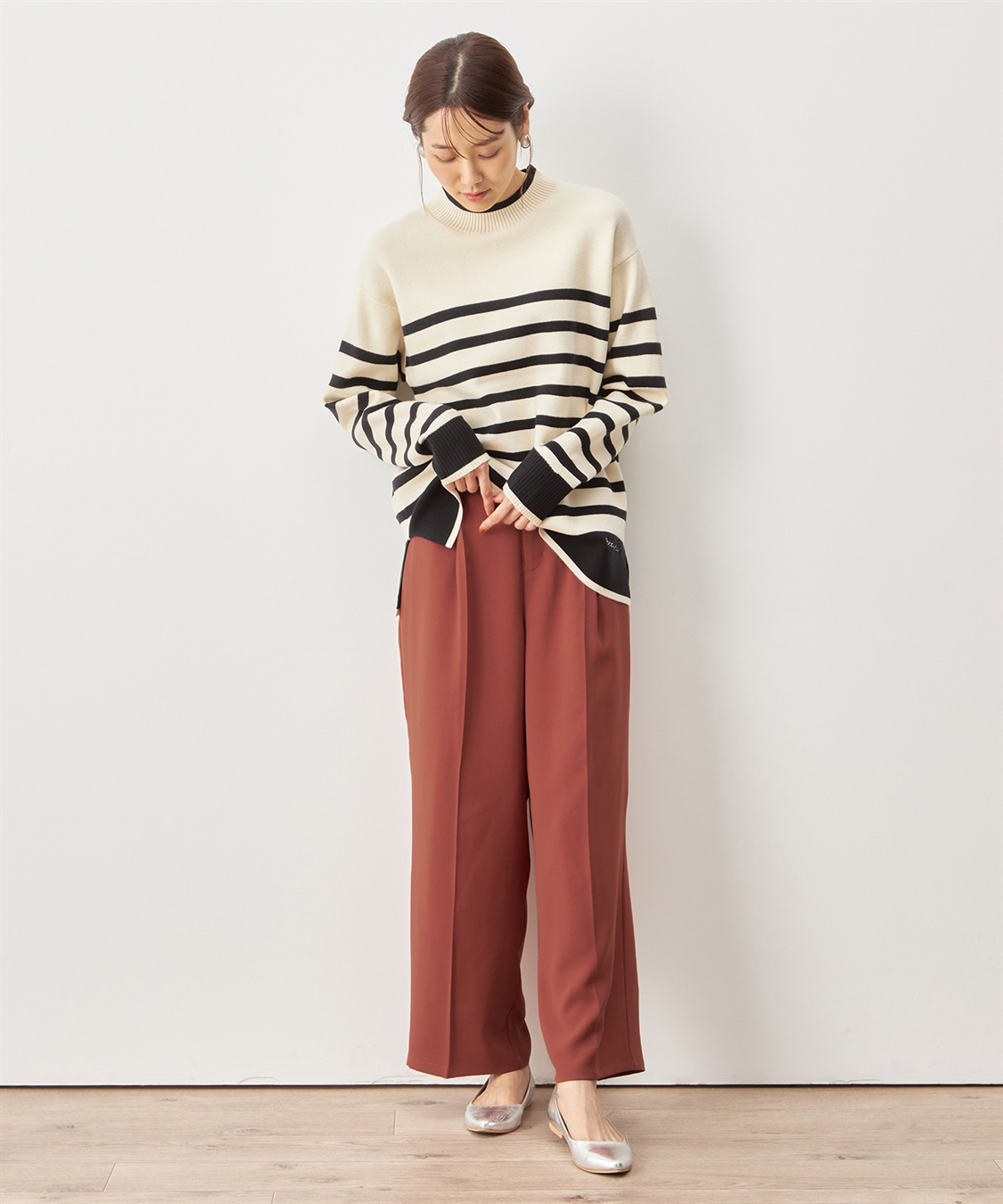 Petit Honfleur ボーダーニットプルオーバー_sub_8