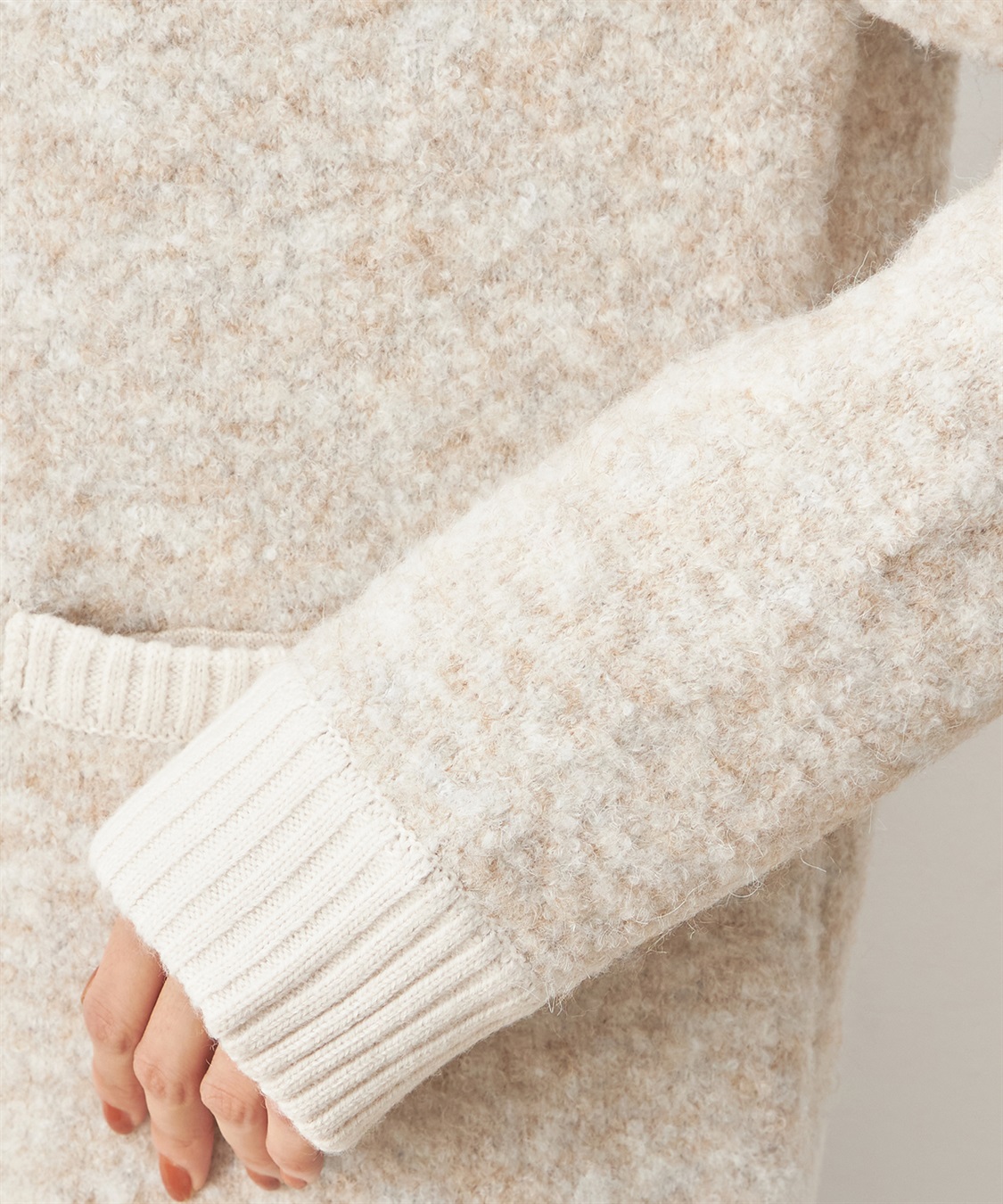 Petit Honfleur Wフェイスブークレカーディガン_sub_4