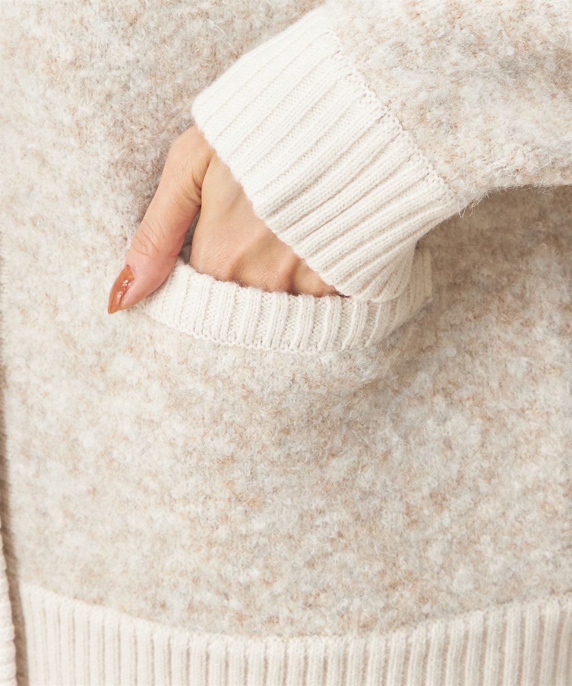 Petit Honfleur Wフェイスブークレカーディガン_sub_5