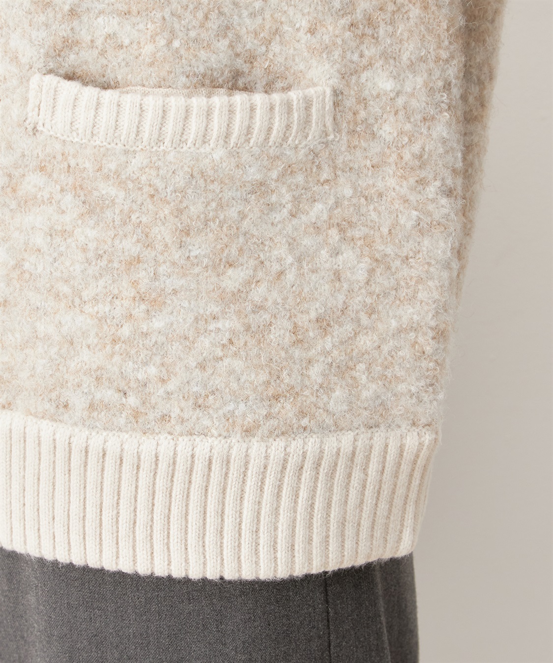 Petit Honfleur Wフェイスブークレカーディガン_sub_6