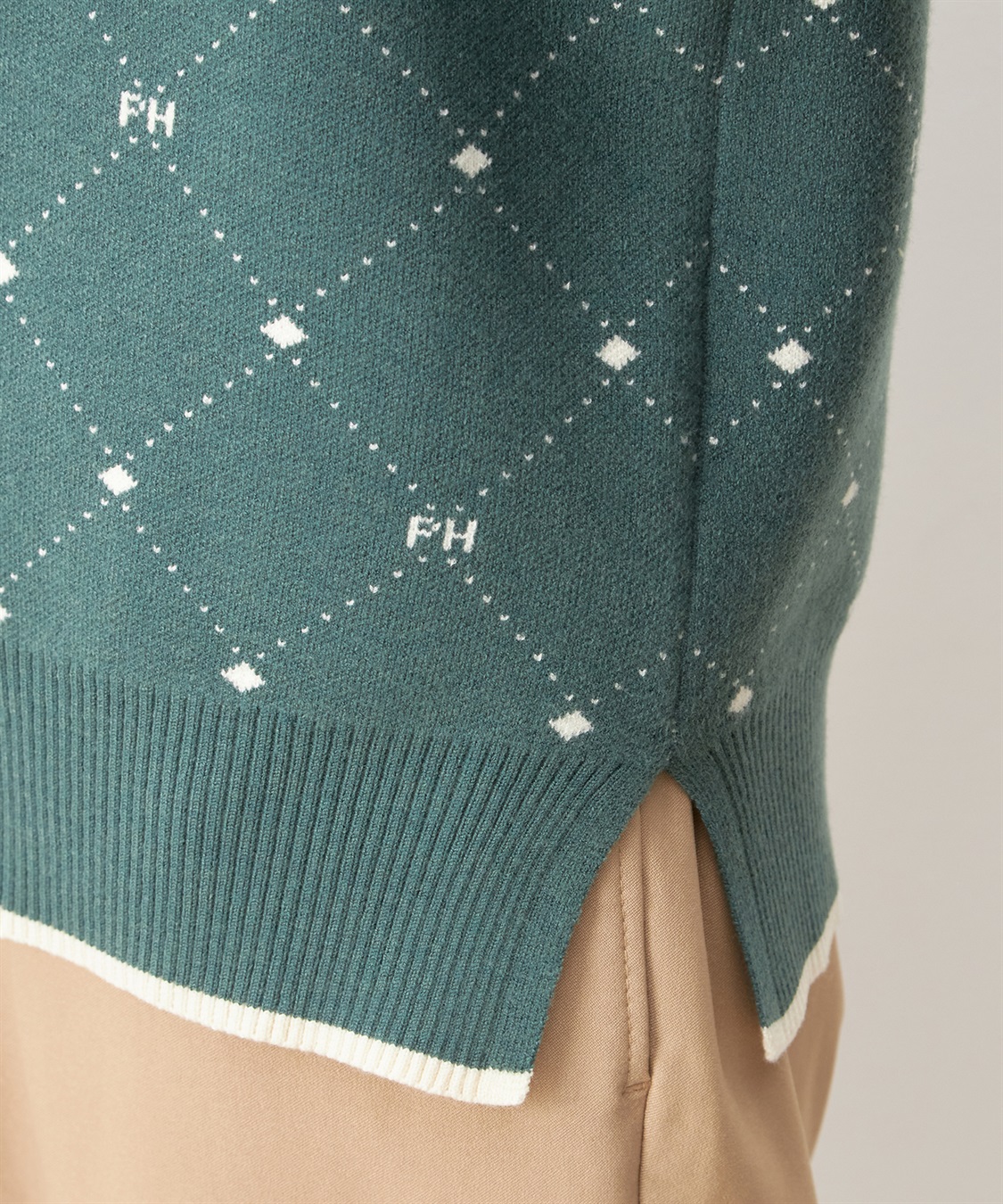 Petit Honfleur モノグラムニットプルオーバー_sub_5