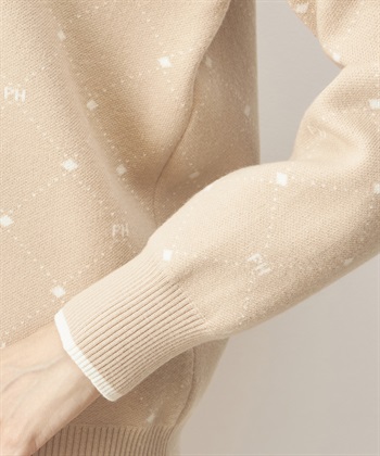 Petit Honfleur モノグラムニットカーディガン_subthumb_5