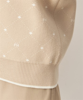 Petit Honfleur モノグラムニットカーディガン_subthumb_6