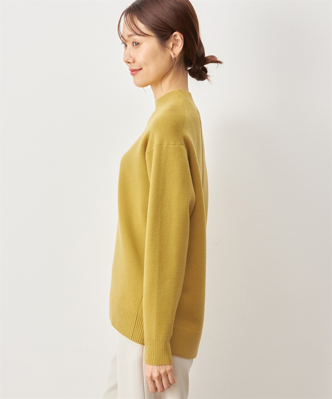 モックネックニットプルオーバー Petit Honfleur｜クロスプラス公式