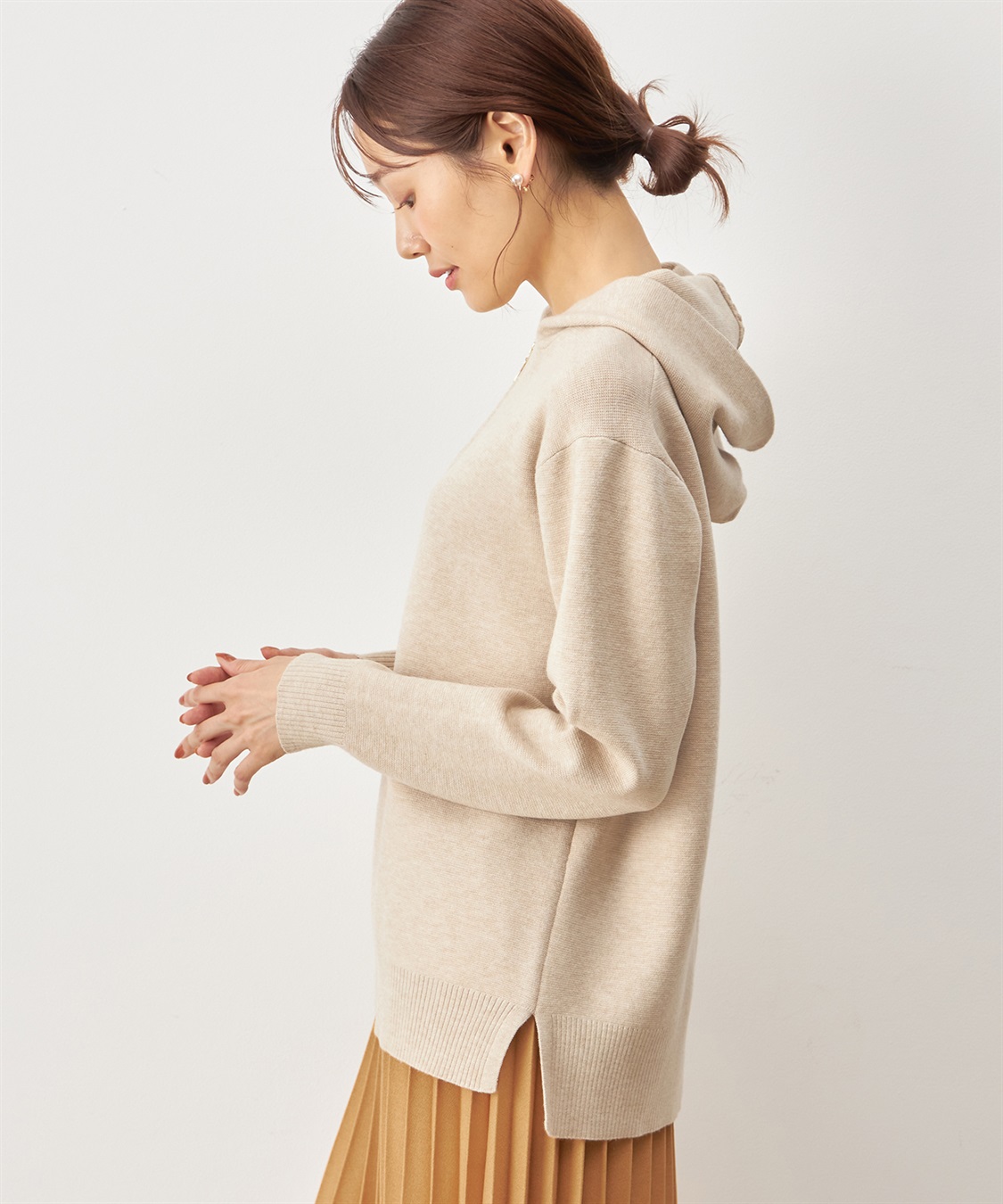 Petit Honfleur ニットパーカー_sub_1