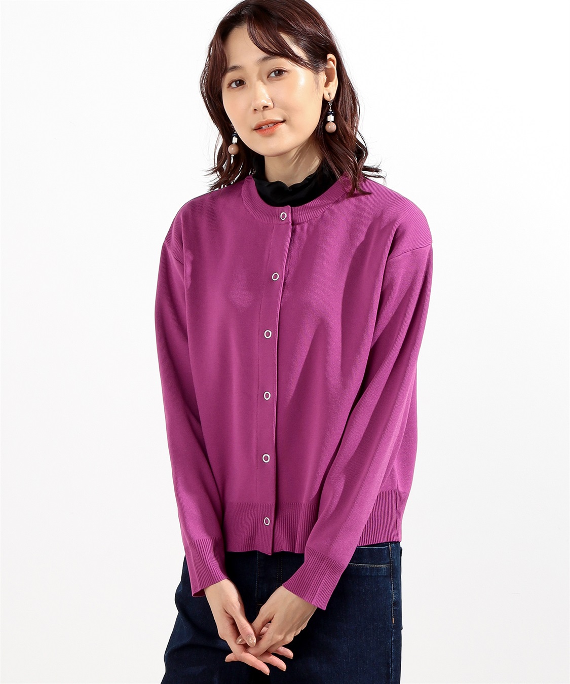 Petit Honfleur ニットカーディガン_sub_3