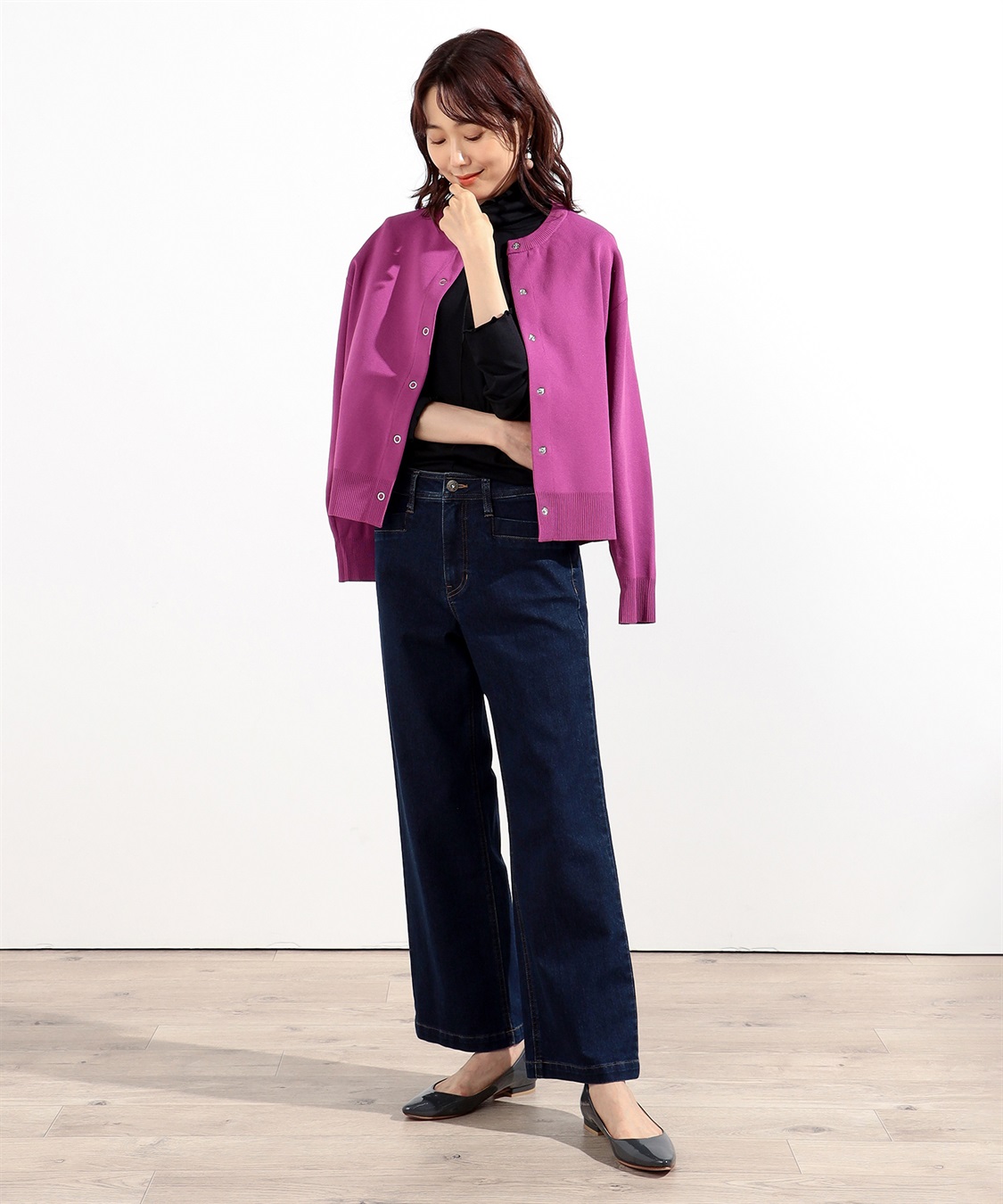 Petit Honfleur ニットカーディガン_sub_8