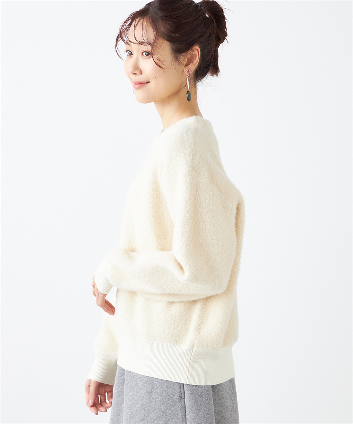 Petit Honfleur フェザーニットプルオーバー_sub_1