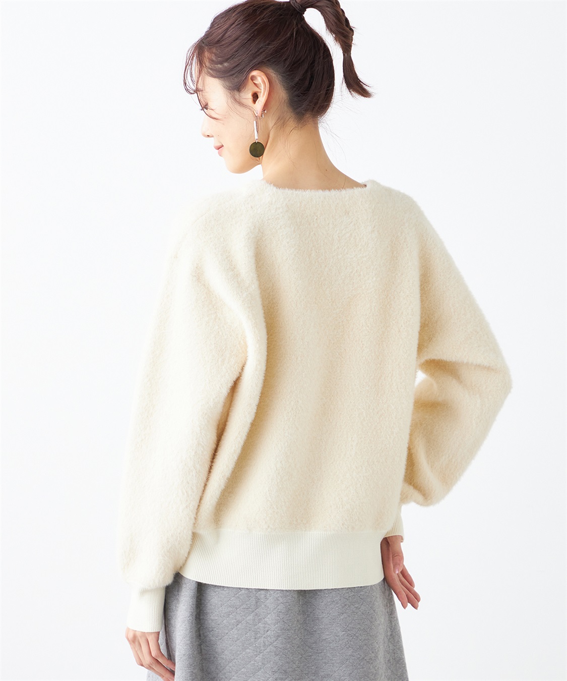 Petit Honfleur フェザーニットプルオーバー_sub_2