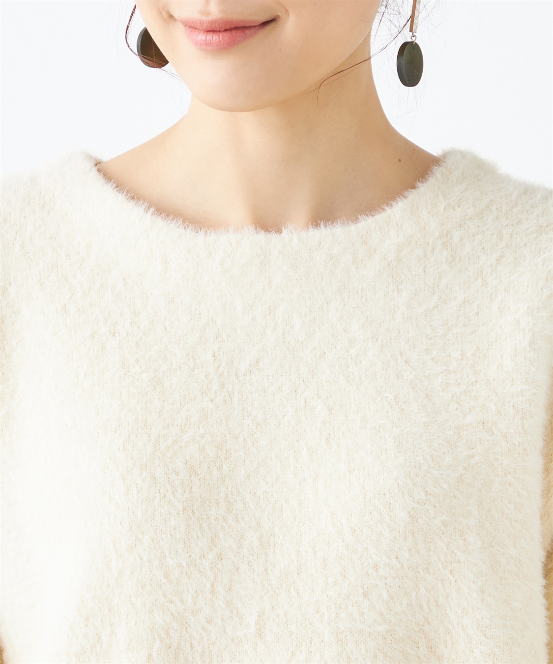 Petit Honfleur フェザーニットプルオーバー_sub_3