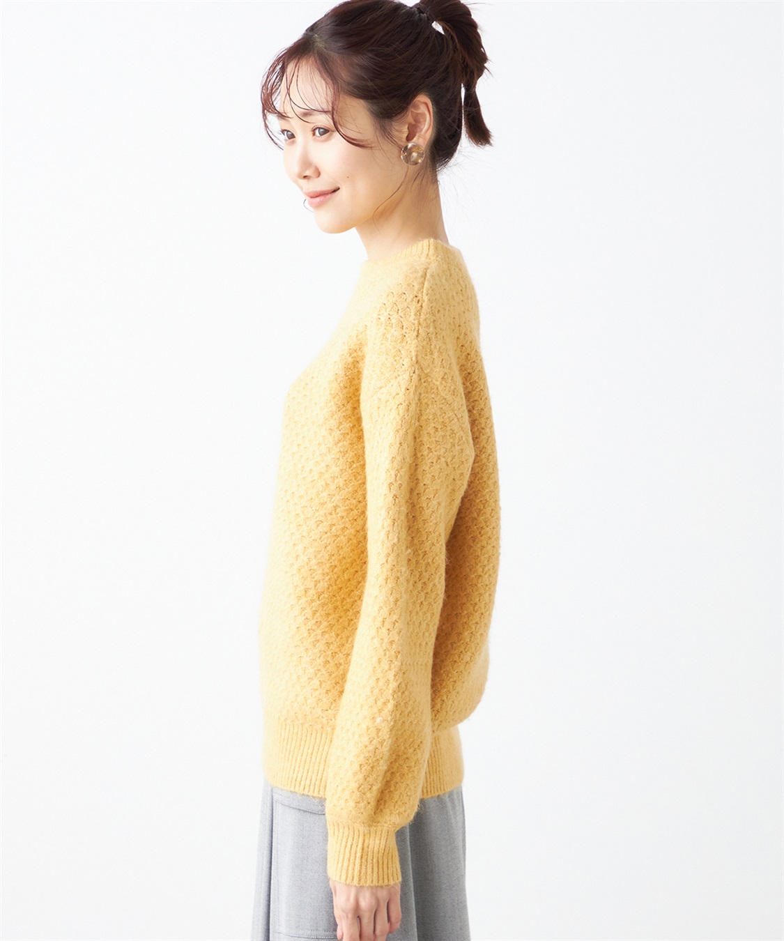 Petit Honfleur ポコポコニットプルオーバー_sub_1