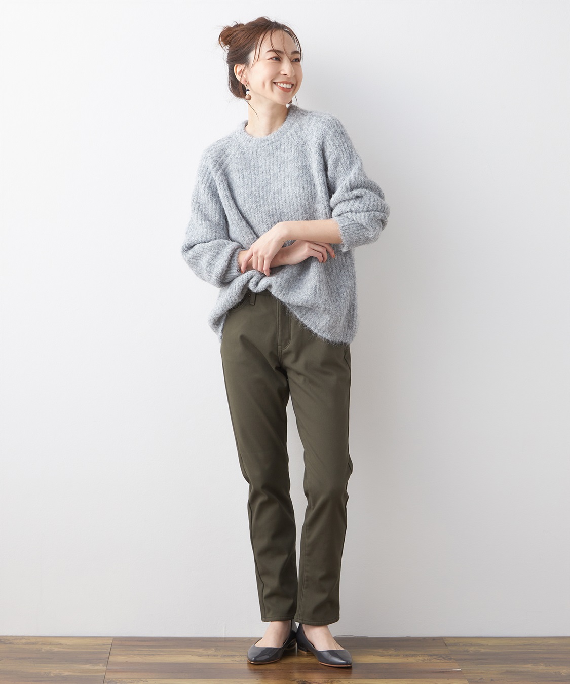 Petit Honfleur ラウンドネックニットプルオーバー_sub_7