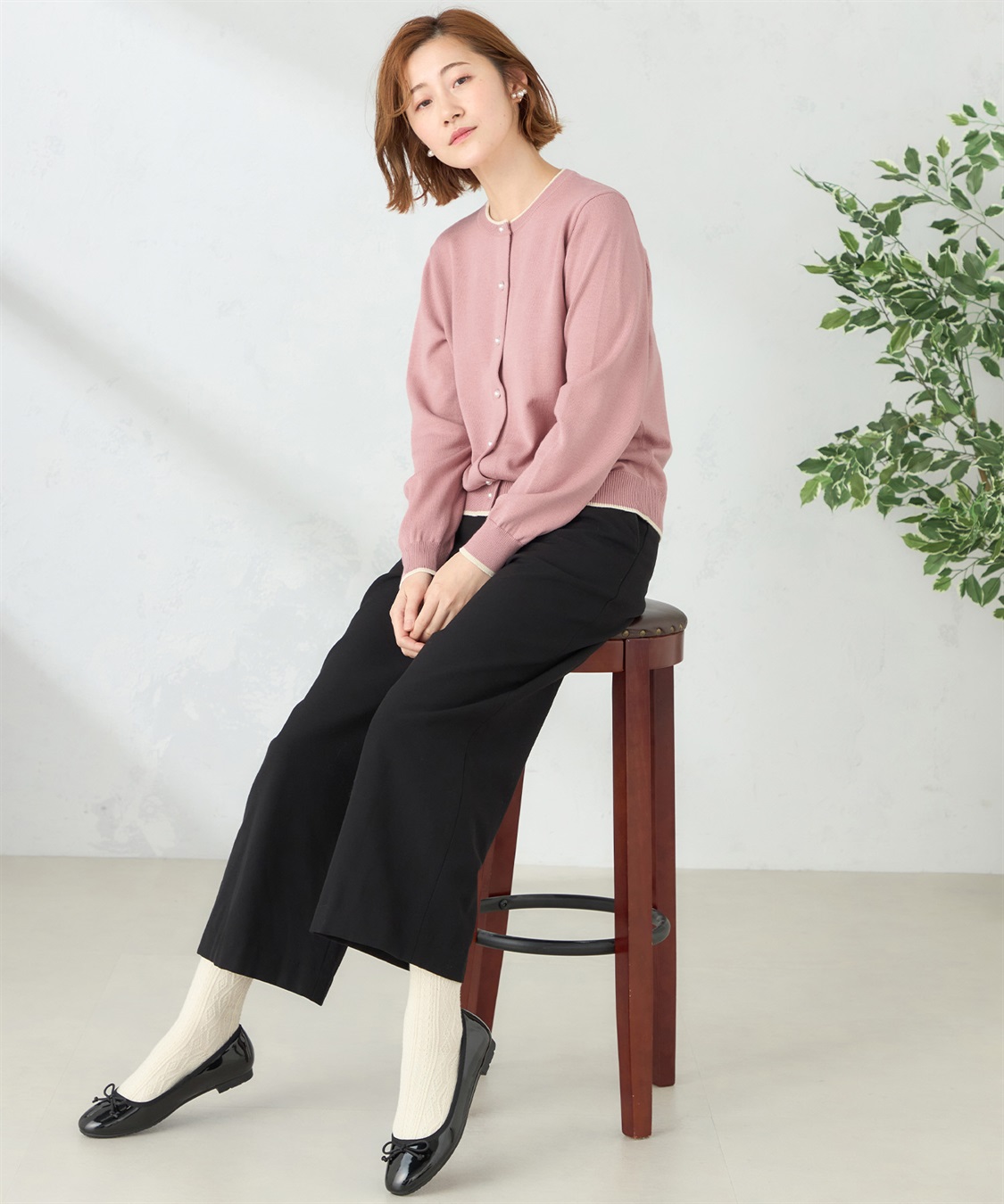 Petit Honfleur クルーネックカーディガン_sub_9