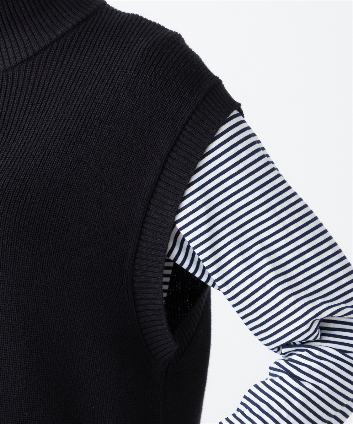 Petit Honfleur ジップニットベスト_sub_5