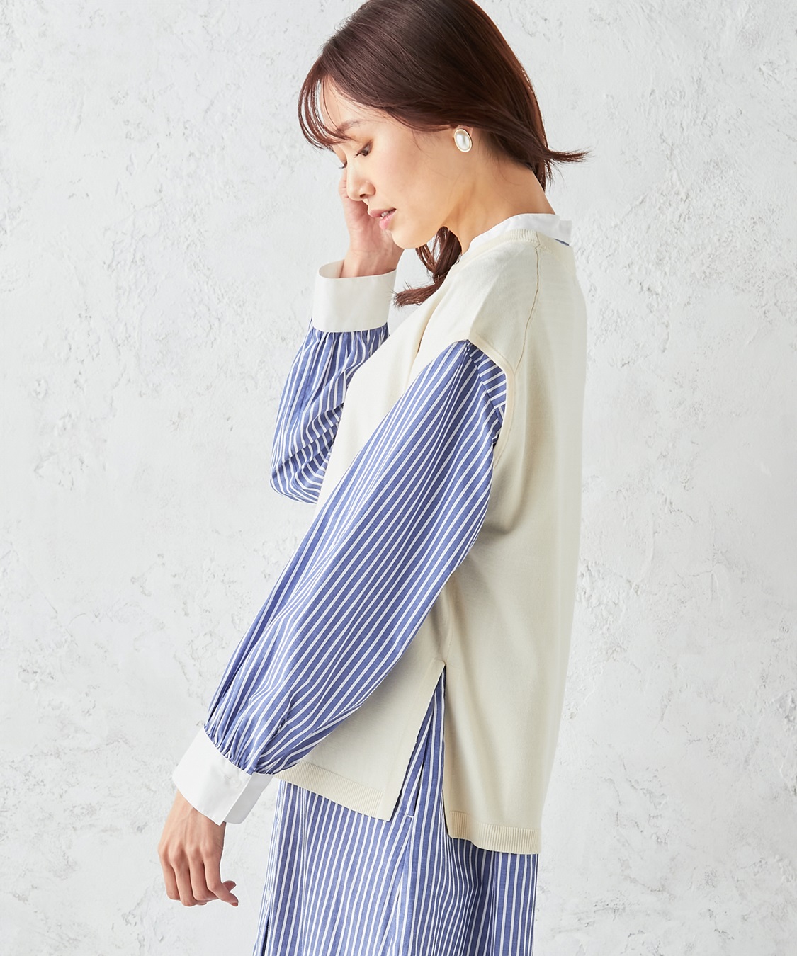 Petit Honfleur ニットベスト_sub_1