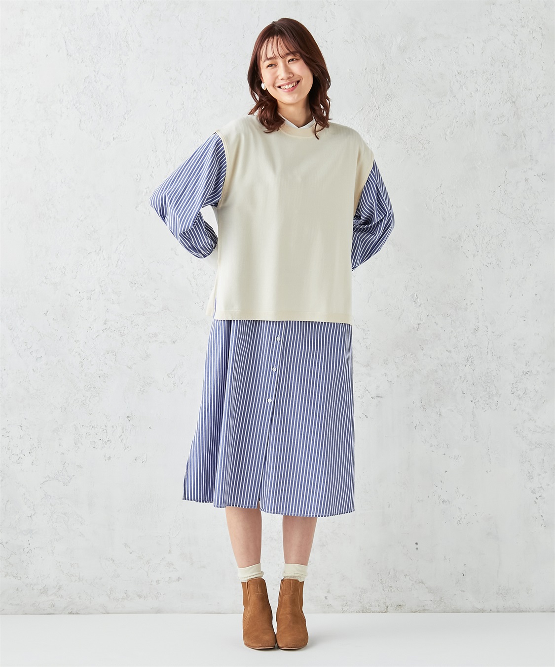 Petit Honfleur ニットベスト_sub_9