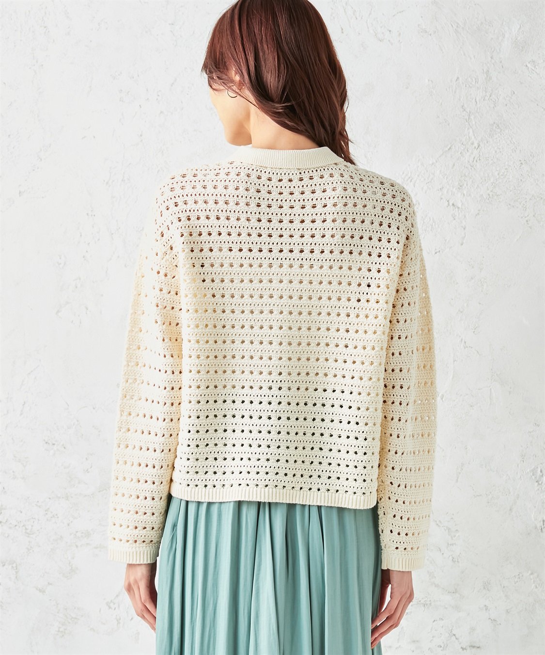 Petit Honfleur 襟付きカーディガン_sub_2