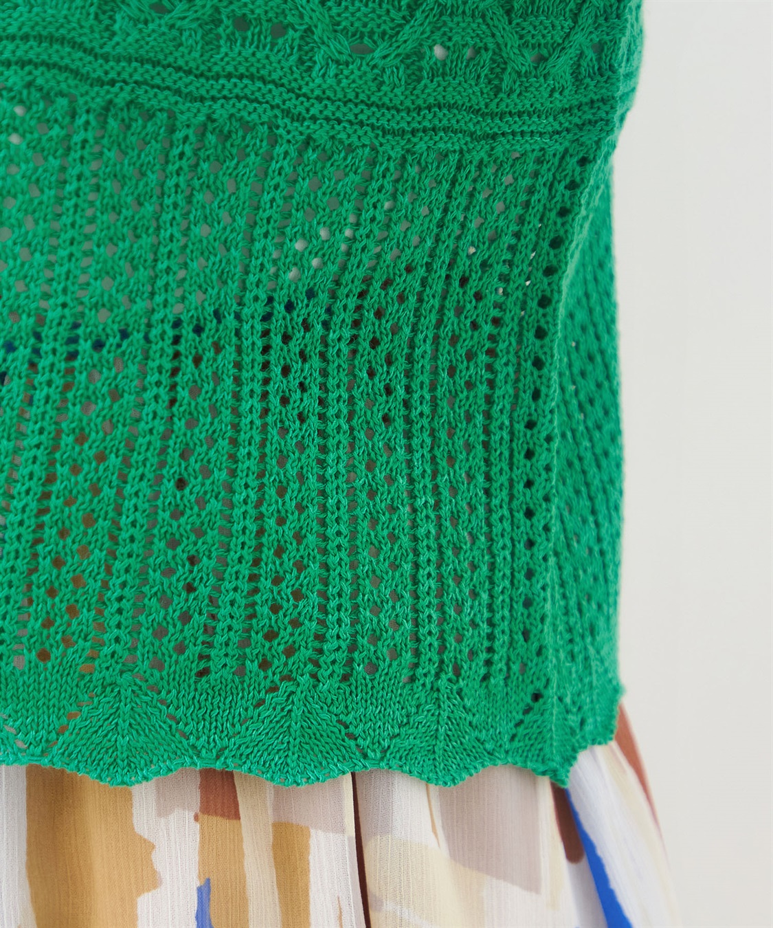 Petit Honfleur 透かし編みカーディガン_sub_9