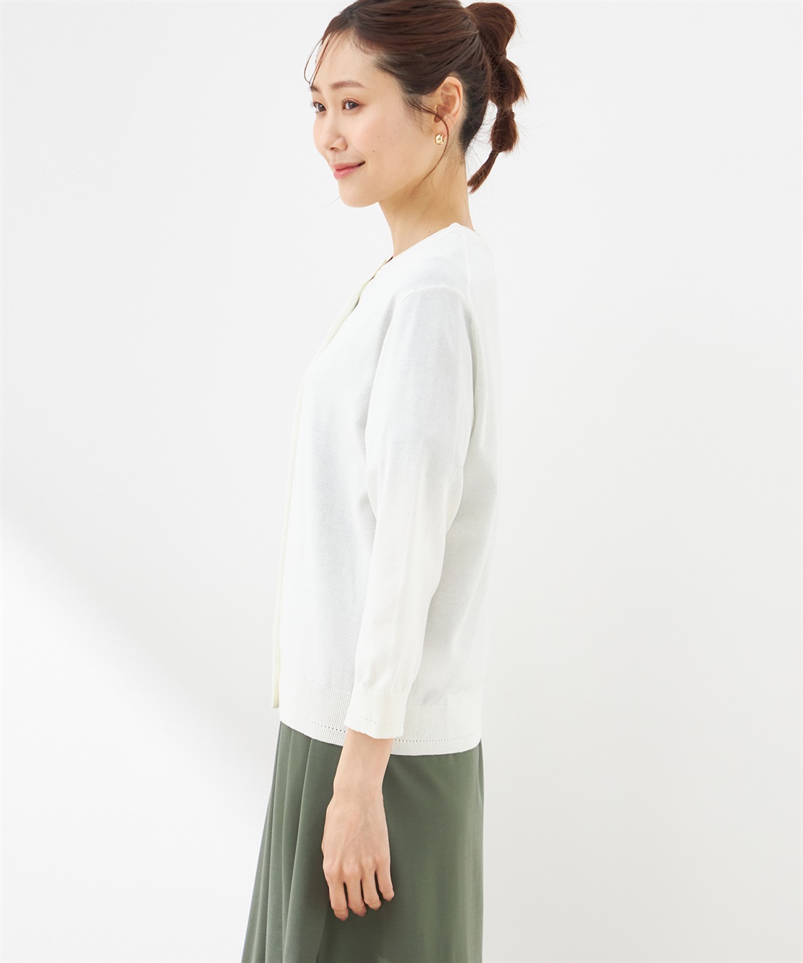 Petit Honfleur クルーネックカーディガン_sub_1