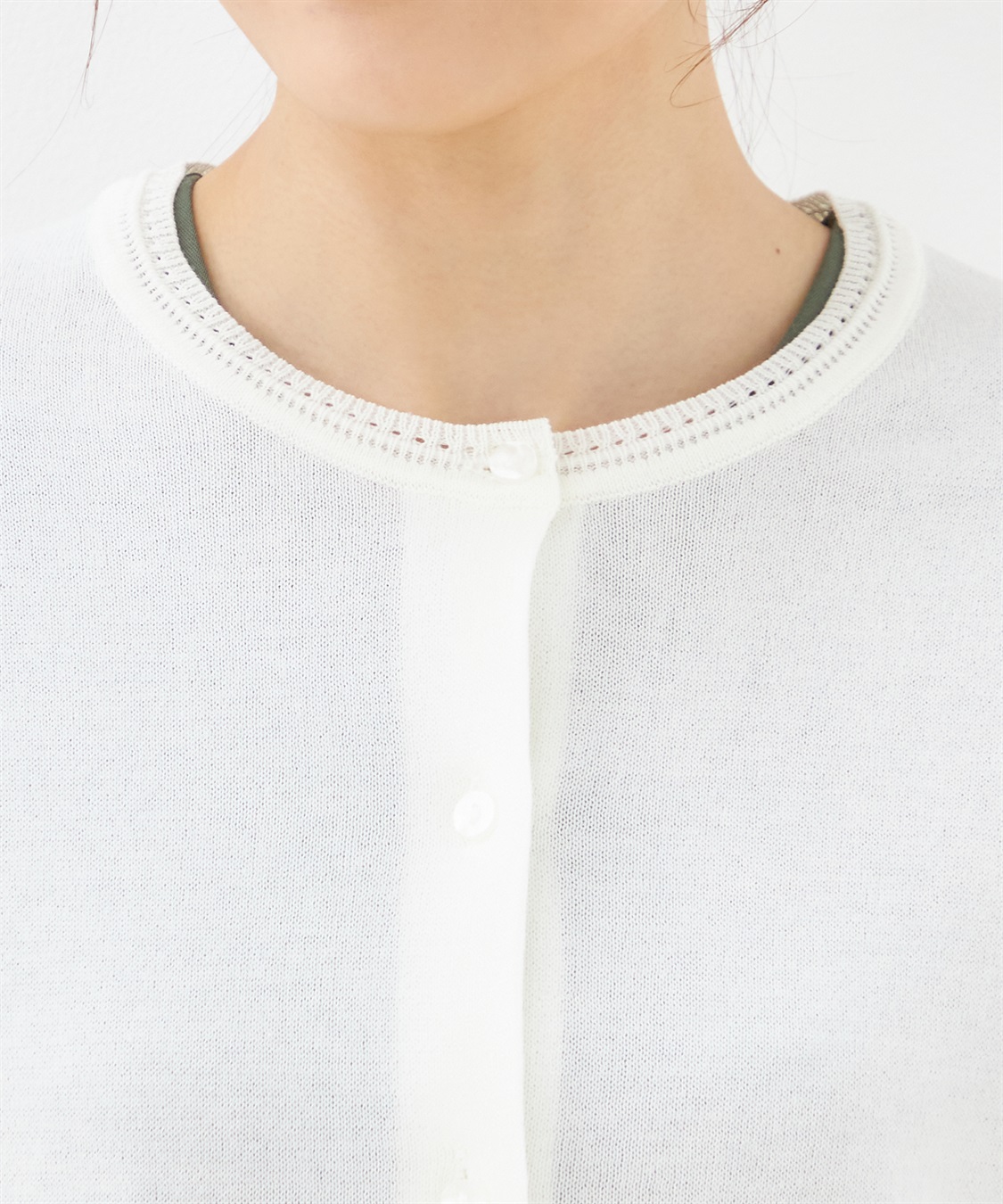 Petit Honfleur クルーネックカーディガン_sub_3