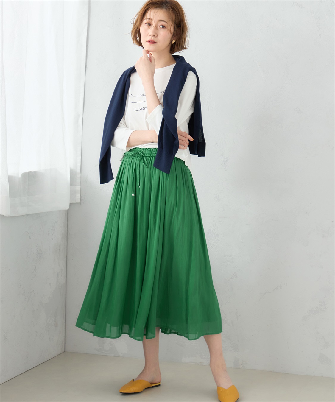 Petit Honfleur Vネックショートカーディガン_sub_12