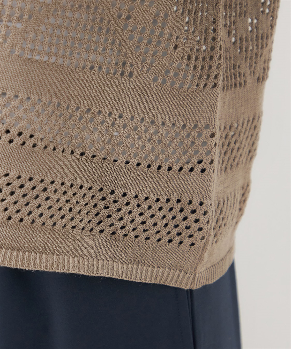 Petit Honfleur 透かし編みニットプルオーバー_sub_5