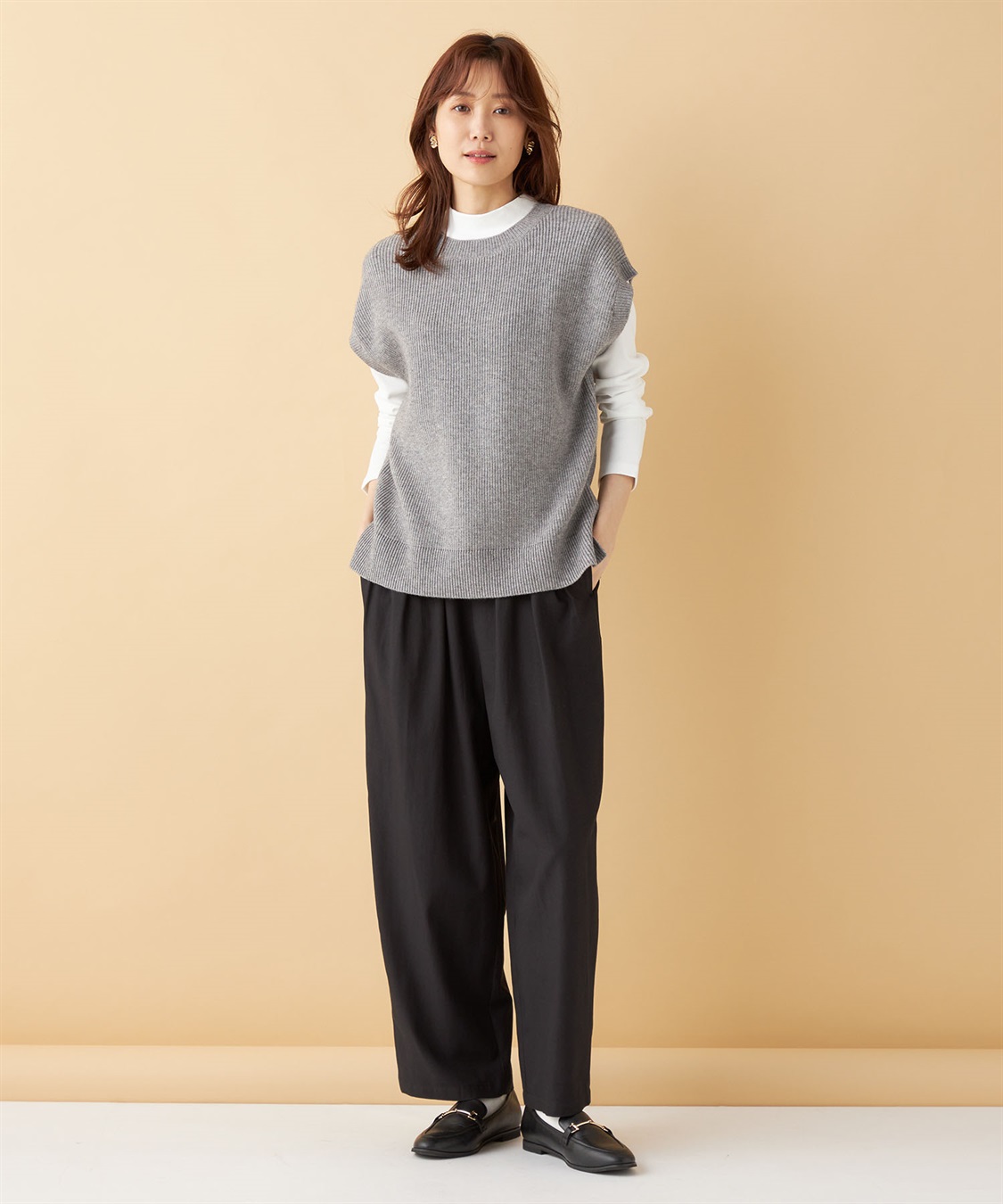 Petit Honfleur ２WAYニットベスト_sub_13