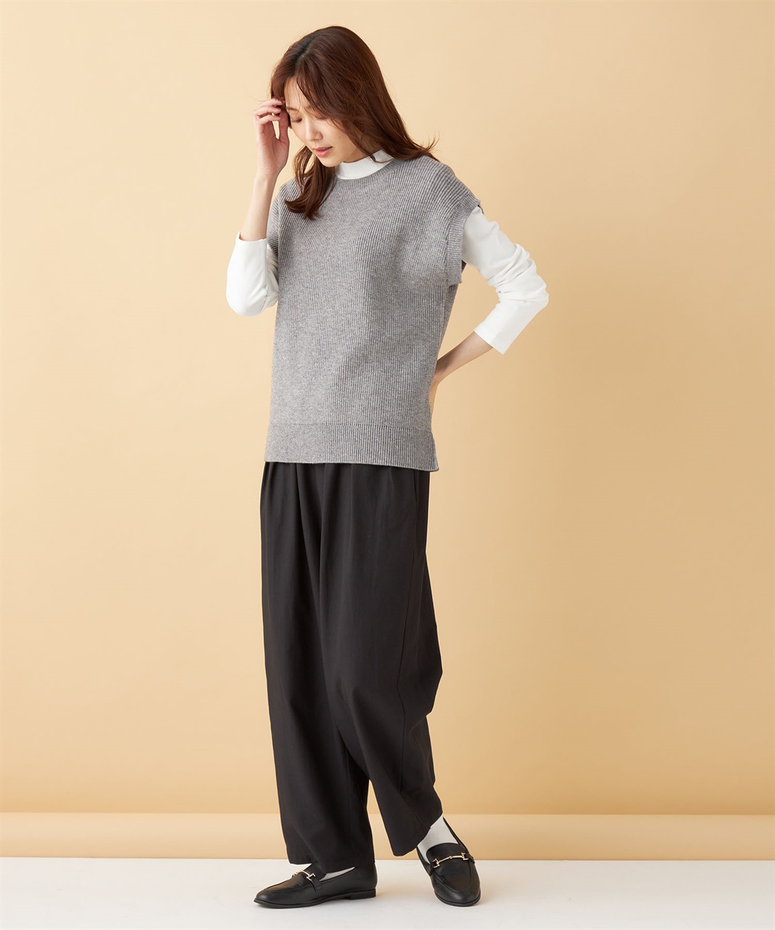 Petit Honfleur ２WAYニットベスト_sub_15