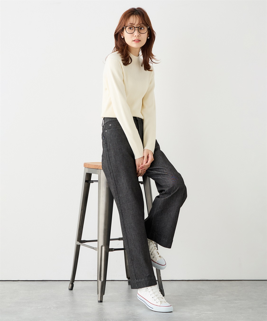 Petit Honfleur ワイドリブニットプルオーバー_sub_13