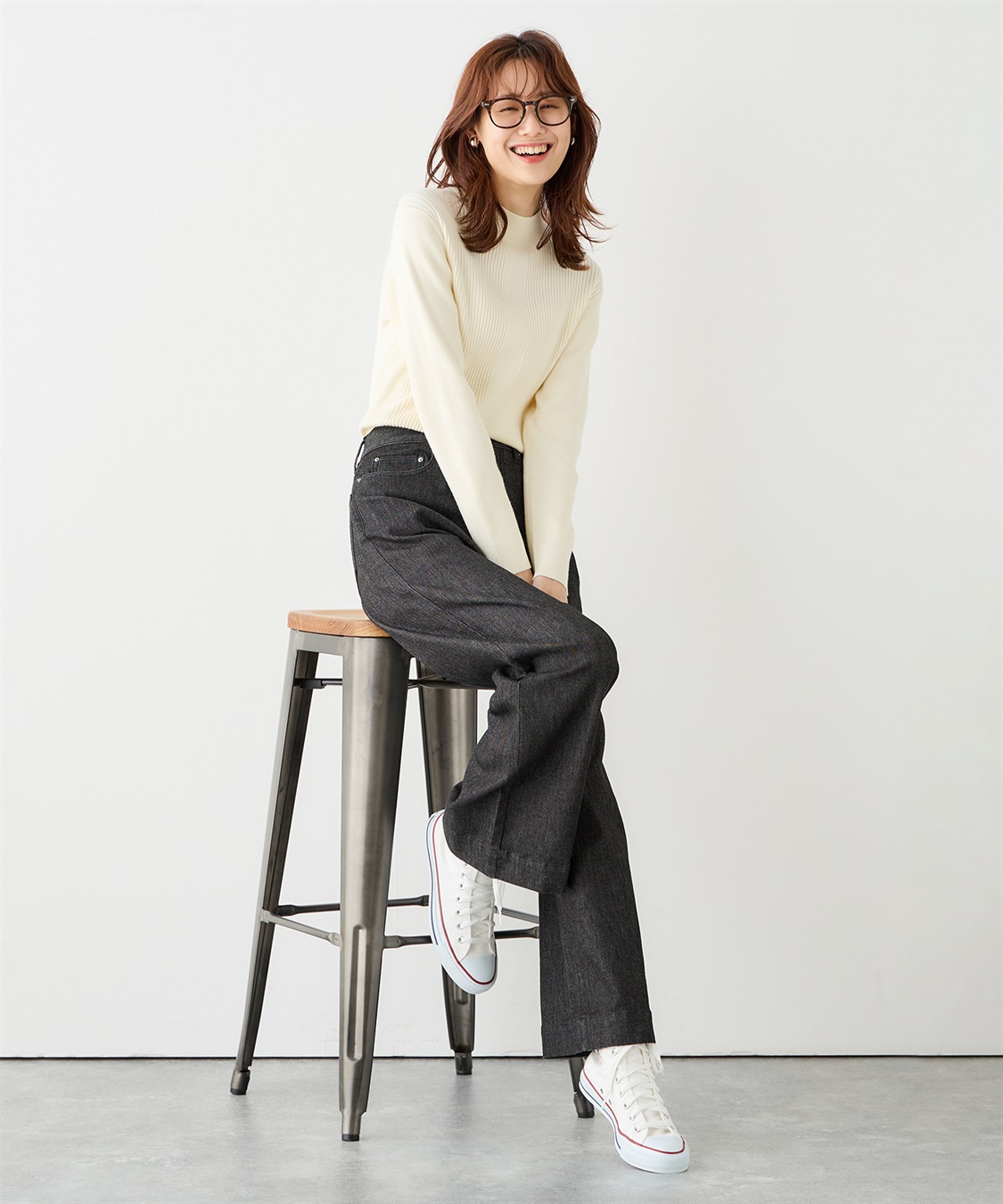 Petit Honfleur ワイドリブニットプルオーバー_sub_15