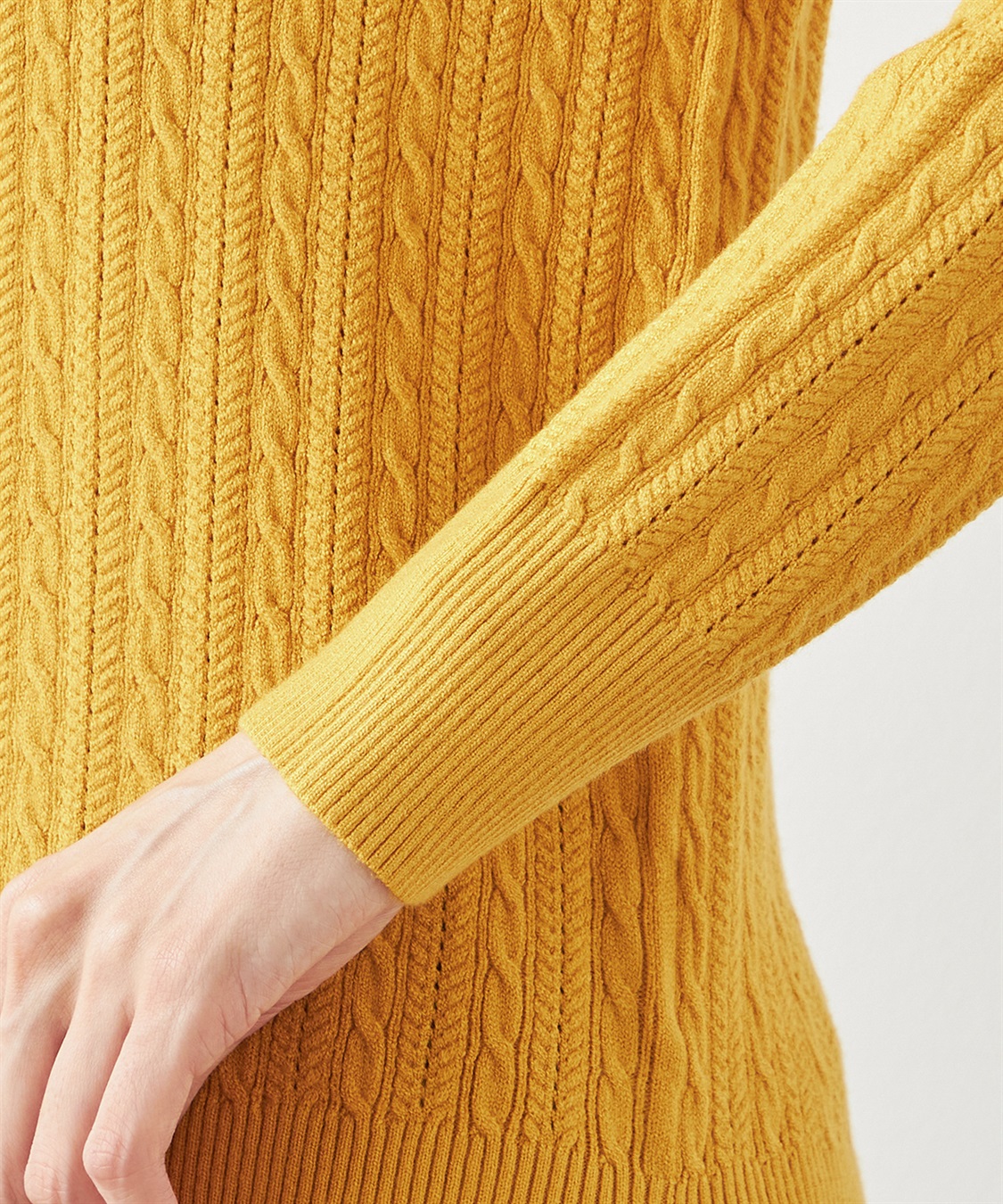 Petit Honfleur ケーブルニットプルオーバー_sub_4