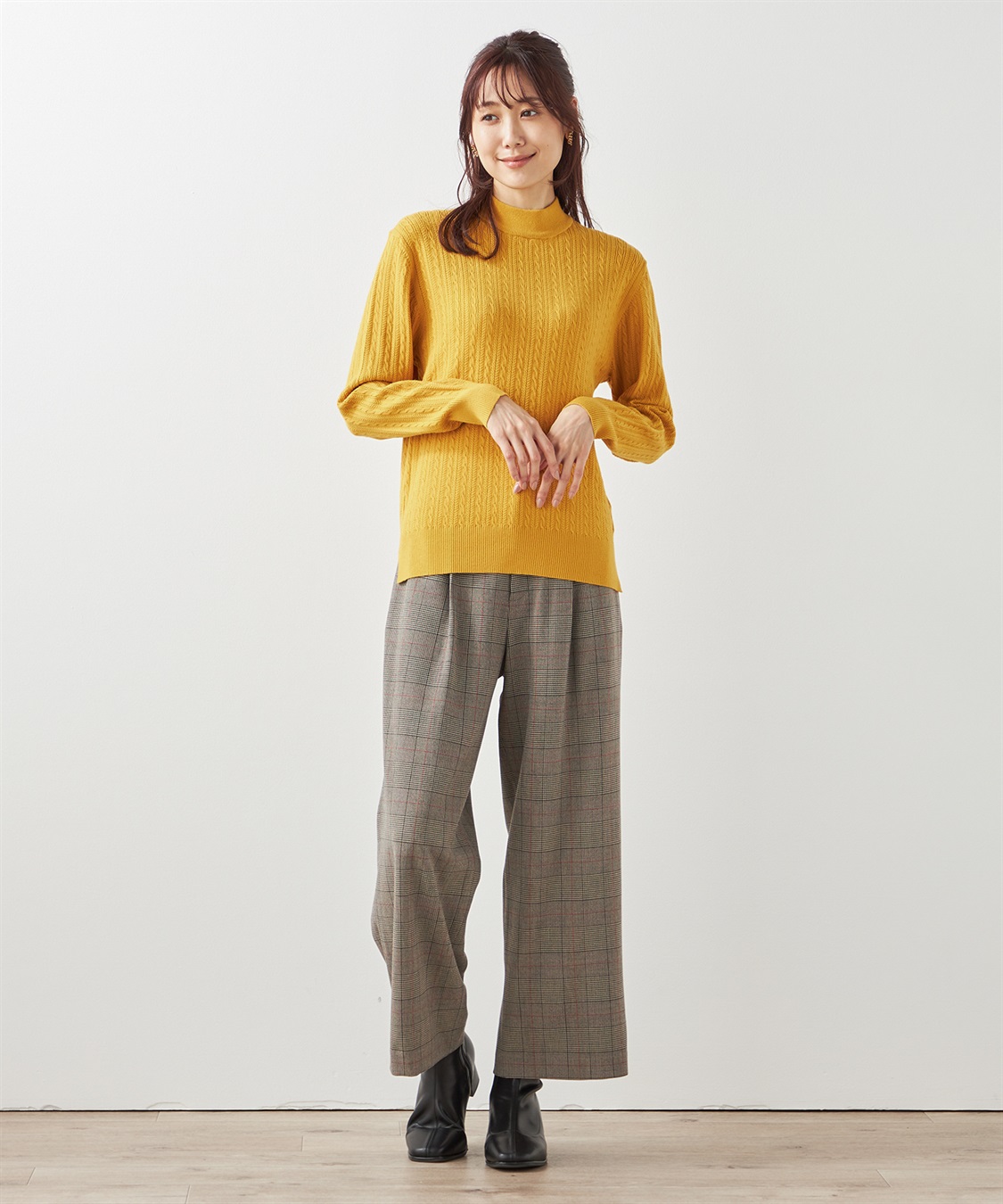 Petit Honfleur ケーブルニットプルオーバー_sub_10