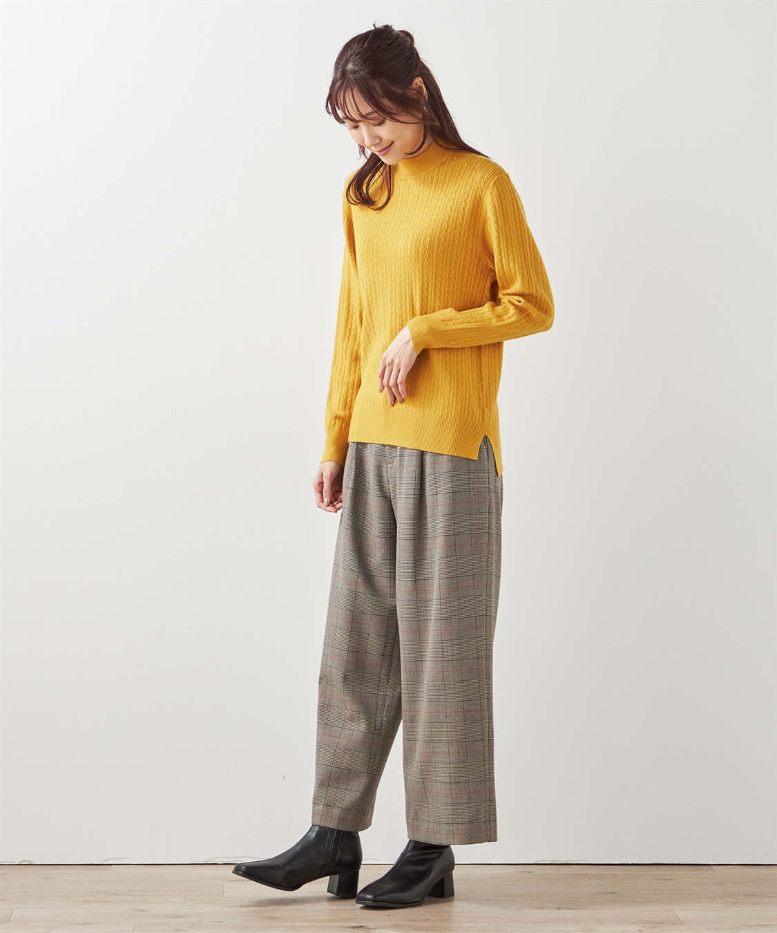 Petit Honfleur ケーブルニットプルオーバー_sub_11