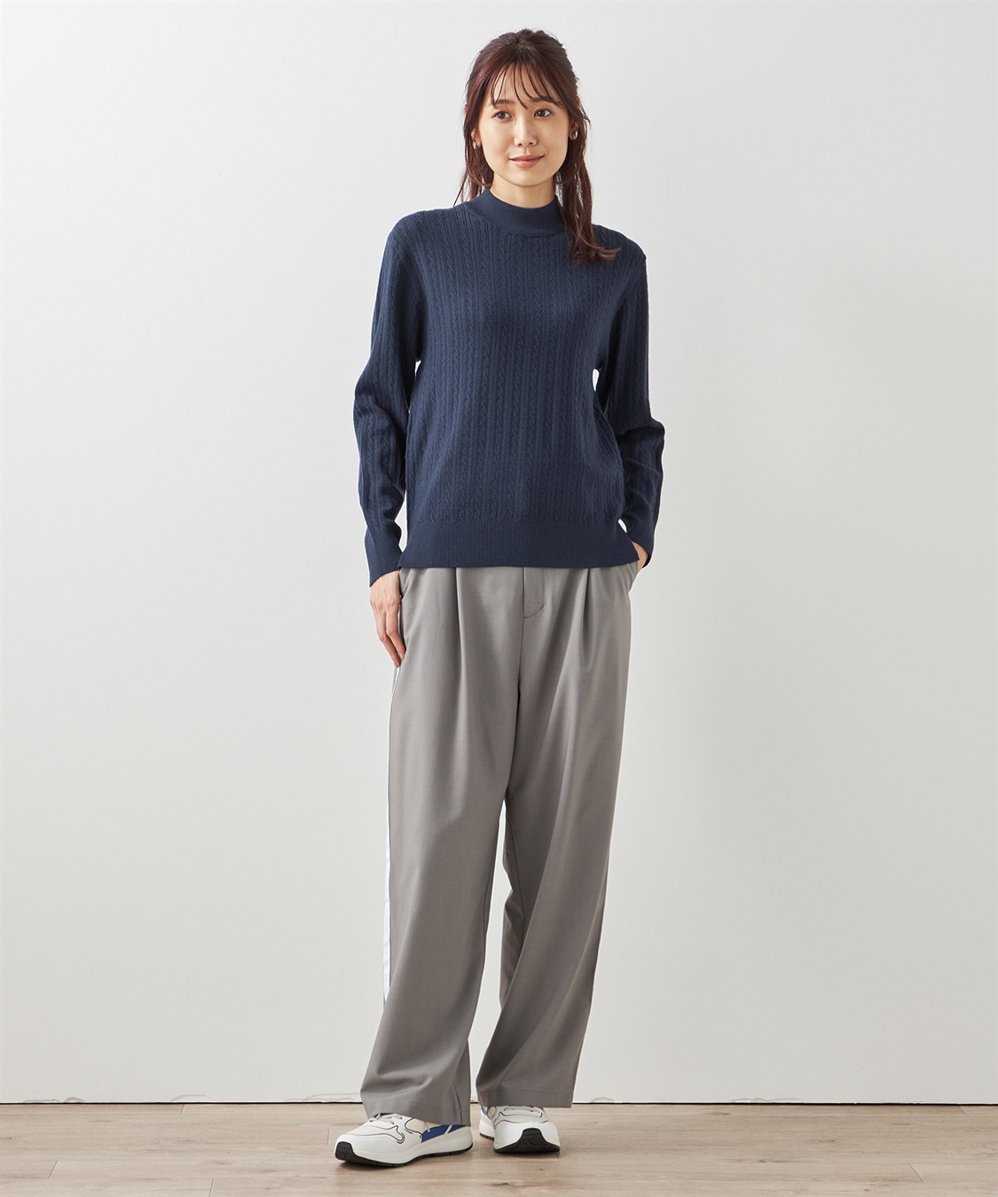 Petit Honfleur ケーブルニットプルオーバー_sub_15